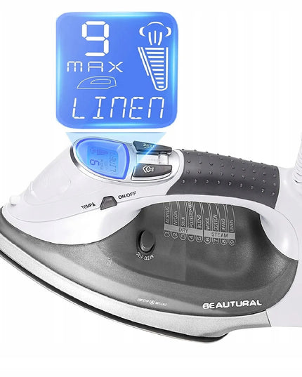 Beautural keraminis garinis lygintuvas su LCD ekranu, 2400 W