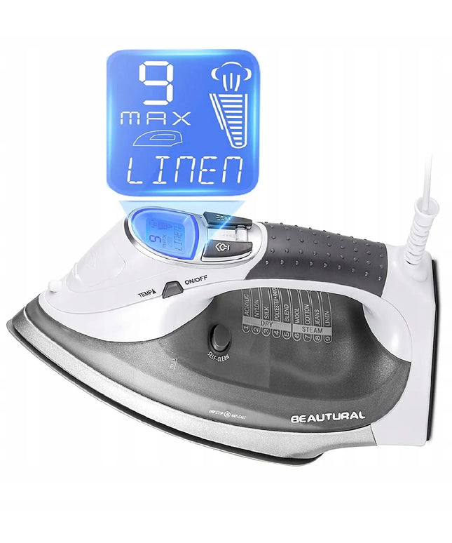 Beautural keraminis garinis lygintuvas su LCD ekranu, 2400 W
