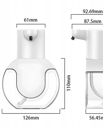 Bekontaktis automatinis muilo dozatorius 420 ml su jutikliu