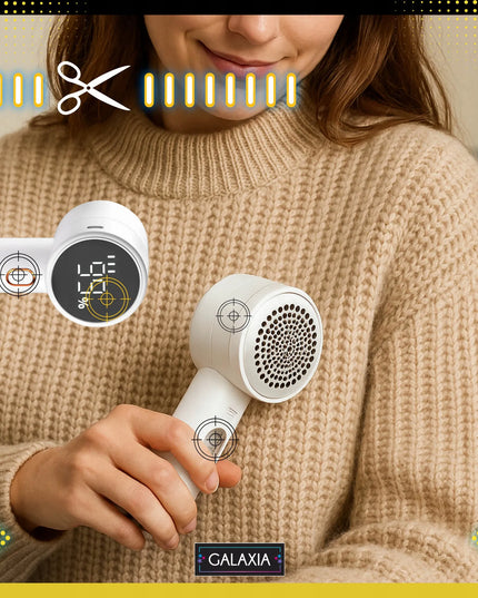 Belaidė audinių skutimo mašinėlė, elektrinis pūkų rinkiklis drabužiams su LCD ekranu