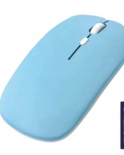 Belaidė Bluetooth optinė pelė E8 - tyli, nešiojamiems kompiuteriams, planšetėms ir Smart TV, mėlyna