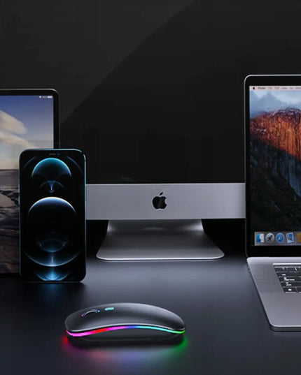 Belaidė Bluetooth pelė, skirta Apple Mac MacBook Air Pro M1 M2 M3 M4 iPad iPhone