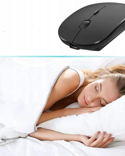 Belaidė Bluetooth pelė, tyli, skirta planšetiniam kompiuteriui / išmaniajam televizoriui / nešiojamam kompiuteriui