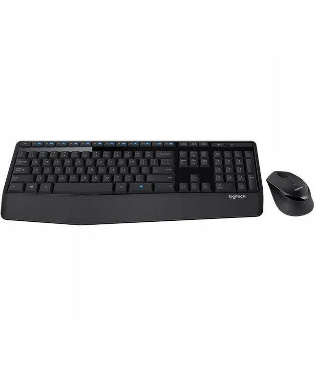 Belaidė klaviatūra ir pelė Logitech Wireless Combo MK345, juoda