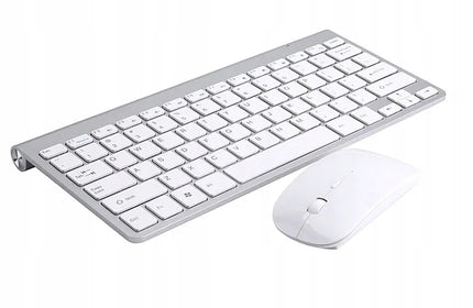 Belaidė klaviatūra ir pelė Zenwire rinkinys USB Mini Slim nešiojamam kompiuteriui TV PC