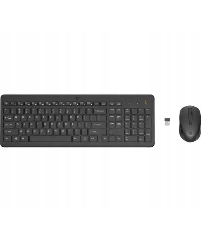 Belaidė klaviatūros ir pelės komplektas HP 330 USB juodas biurui