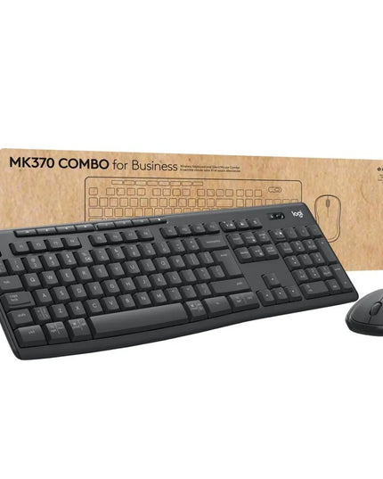 Belaidė klaviatūros ir pelės komplektas LOGITECH MK370 Combo for Business Graphite US 920-