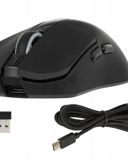 Belaidė kompiuterinė žaidimų pelė, optinė, USB, BT, RGB, 2.4G