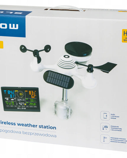 Belaidė meteorologinė stotelė BLOW WS301 7-in-1 su termometru, higrometru ir laikrodžiu