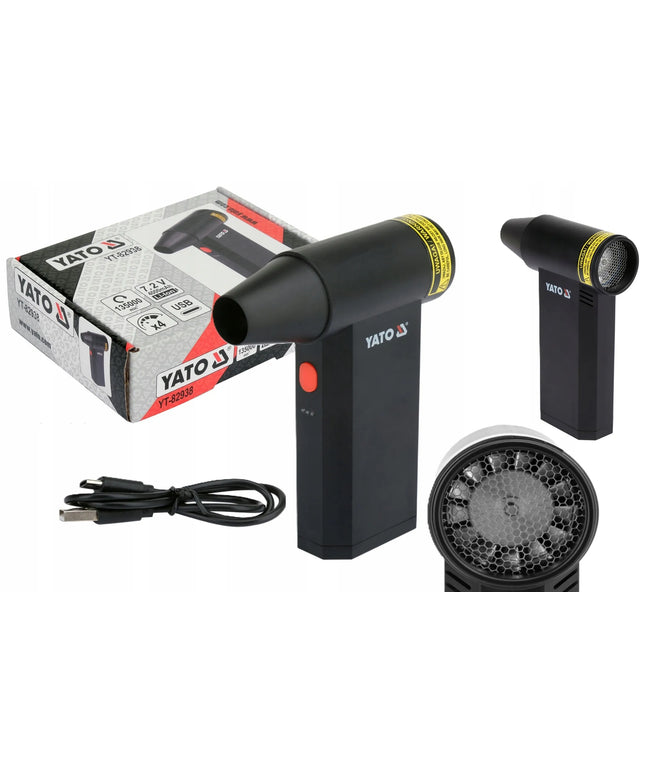 Belaidė mini turbo orpūtė valymui 4Ah 180W USB-C Yato YT-82938
