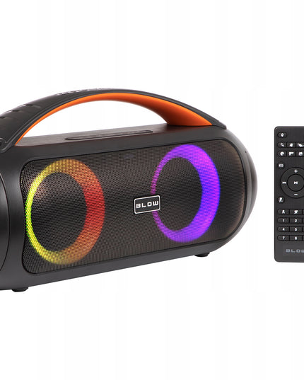 Belaidė nešiojama kolonėlė Boombox 4500mAh su karaoke, mikrofonu ir RGB apšvietimu
