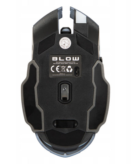 Belaidė optinė žaidimų pelė USB nešiojamam ir stacionariam kompiuteriui 2,4 GHz, juoda