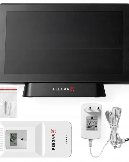 Belaidė orų stotelė Feegar LCD 7,5" barometras termometras