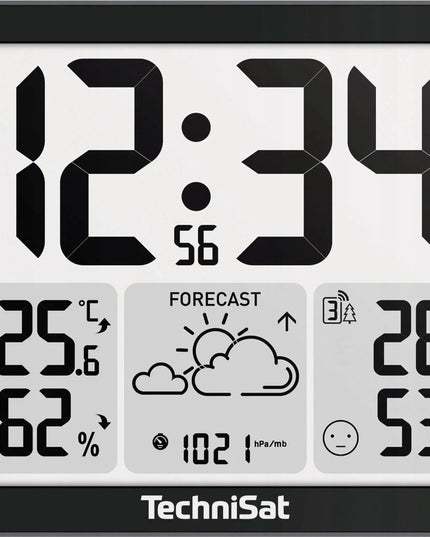 Belaidė orų stotelė su jutikliu ir termometru TechniSat IMETEO 310, juoda
