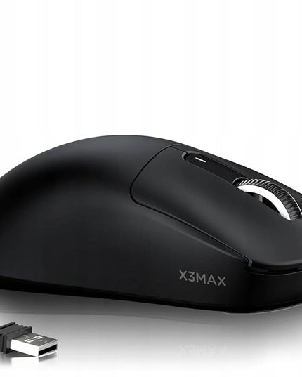 Belaidė pelė Attack Shark X3MAX Superlight 42kDPI PAW3950 Omron juoda