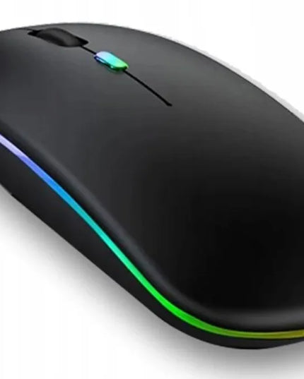 Belaidė RGB pelė su Bluetooth, tyli, skirta planšetėms, išmaniesiems televizoriams ir išmaniesiems telefonams