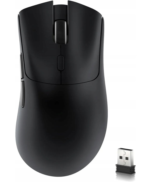 Belaidė žaidimų pelė Attack Shark R1 Tri-Mode, Juoda
