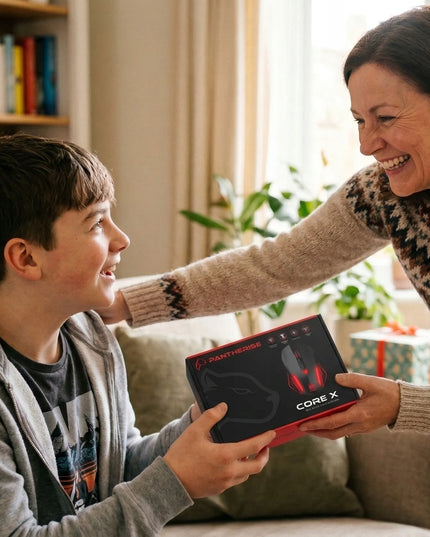 Belaidė žaidimų pelė PANTHERISE CORE X 3200DPI Bluetooth + radijo ryšys
