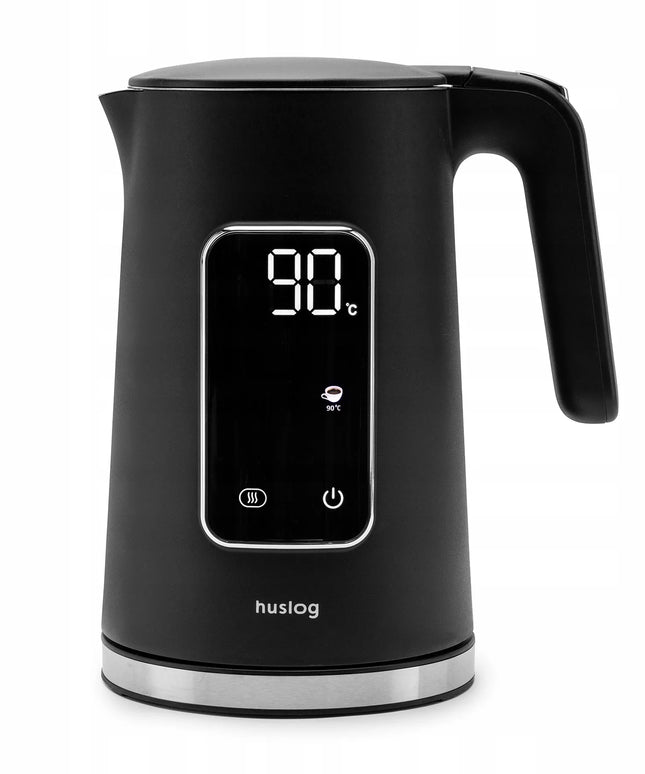 Belaidis elektrinis virdulys 2200W su jutikliniu skydeliu 1,7L, juodas, Huslog