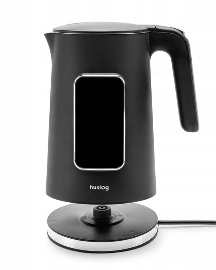 Belaidis elektrinis virdulys 2200W su jutikliniu skydeliu 1,7L, juodas, Huslog