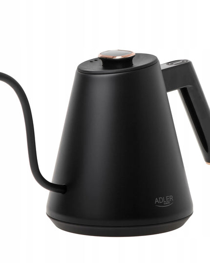 Belaidis elektrinis virdulys Adler Gooseneck 1L 1100W su temperatūros reguliavimu