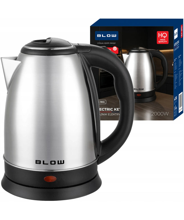 Belaidis elektrinis virdulys BLOW BK18SS 2000W 1.8L plieninis