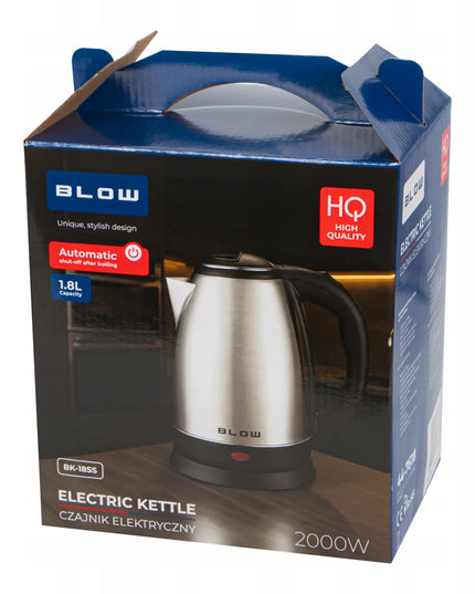 Belaidis elektrinis virdulys BLOW BK18SS 2000W 1.8L plieninis