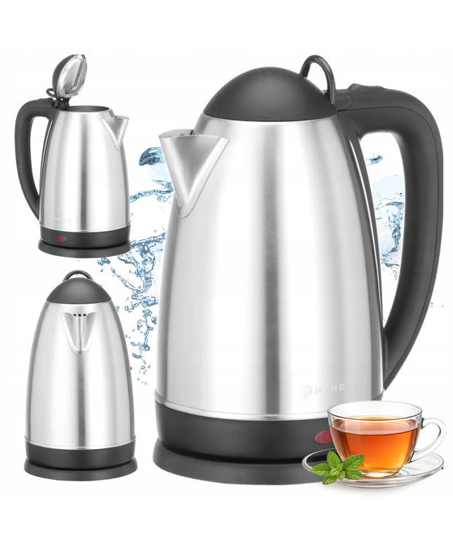 Belaidis elektrinis virdulys Hendi 2,5 l, 2150 W, sidabrinis/pilkas