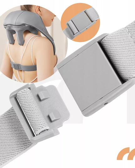 Belaidis kaklo, sprando ir nugaros masažuoklis Maltec PRO-Comfy25W Wireless Shiatsu