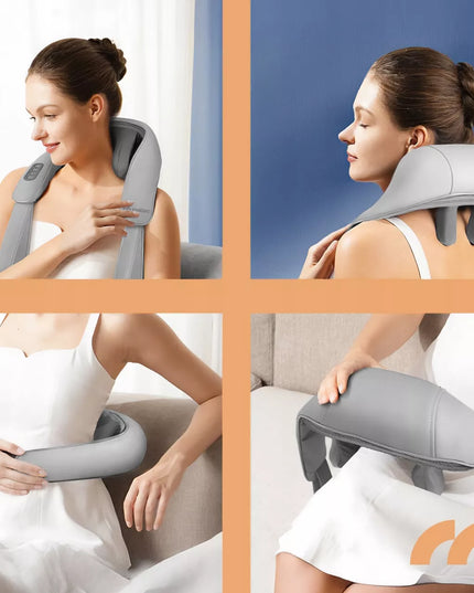 Belaidis kaklo, sprando ir nugaros masažuoklis Maltec PRO-Comfy25W Wireless Shiatsu
