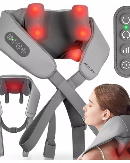 Belaidis kaklo, sprando ir nugaros masažuoklis Maltec PRO-Comfy25W Wireless Shiatsu