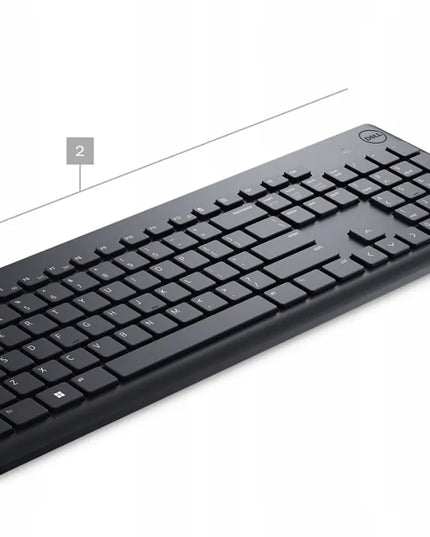 Belaidis klaviatūros ir pelės rinkinys DELL KM3322W | QWERTY US
