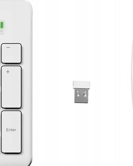 Belaidis klaviatūros ir pelės rinkinys HP 230 Wireless Combo, baltas, 3L1F0AA
