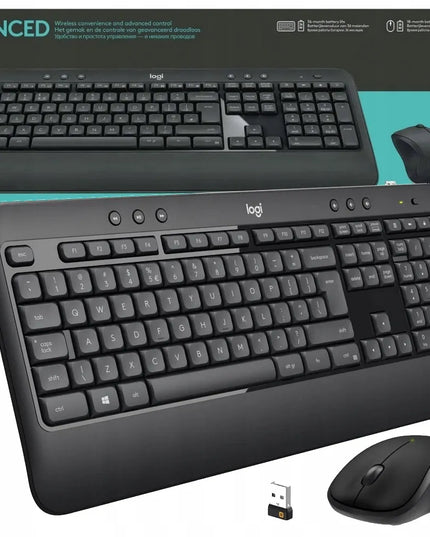 Belaidis klaviatūros ir pelės rinkinys Logitech MK540 Advanced QWERTY US