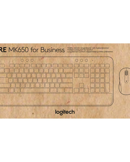 Belaidis klaviatūros ir pelės rinkinys Logitech MK650
