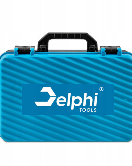 Belaidis smūginis gręžtuvas-suktuvas Delphi Tools bešepetėlis PRO 2xAKU