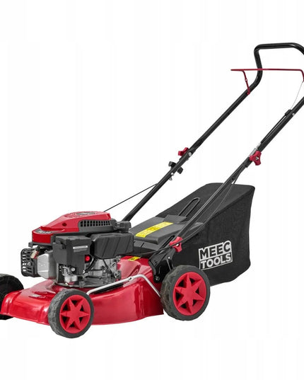 Benzininė vejapjovė Meec Tools 2,0 kW, 41 cm – 7 lygių reguliavimas, 45 l krepšys