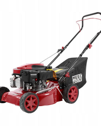 Benzininė vejapjovė Meec Tools 2,0 kW, 41 cm – 7 lygių reguliavimas, 45 l krepšys