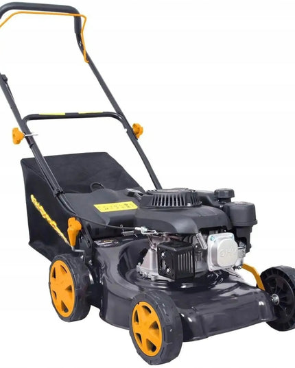 Benzininė vejapjovė Riwall Pro 4270 132 cm3 3,5 AG su ratų pavara ir 45 l krepšiu EU5
