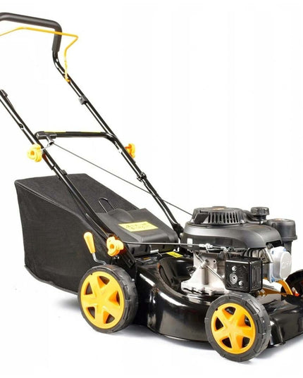 Benzininė vejapjovė Riwall Pro 4270 132 cm3 3,5 AG su ratų pavara ir 45 l krepšiu EU5