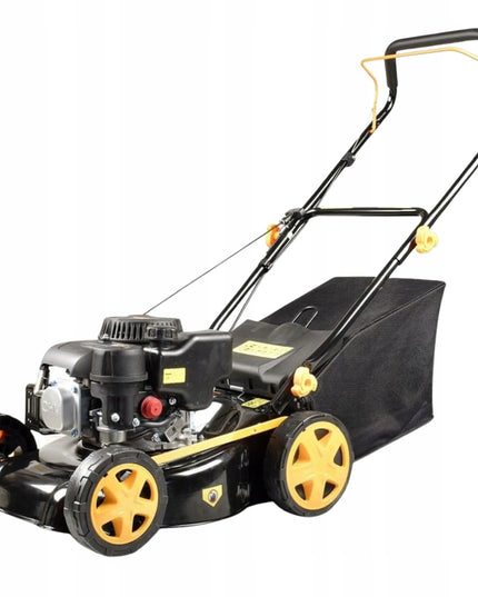 Benzininė vejapjovė Riwall Pro 4270 132 cm3 3,5 AG su ratų pavara ir 45 l krepšiu EU5