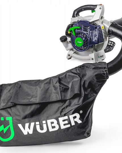 Benzininis lapų pūstuvas Wuber 750 W, maišo talpa 50 l, svoris 4,4 kg