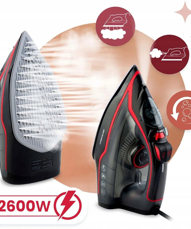 Berdsen BD-331 2600W garinis lygintuvas su keramine danga ir vertikalaus lyginimo funkcija