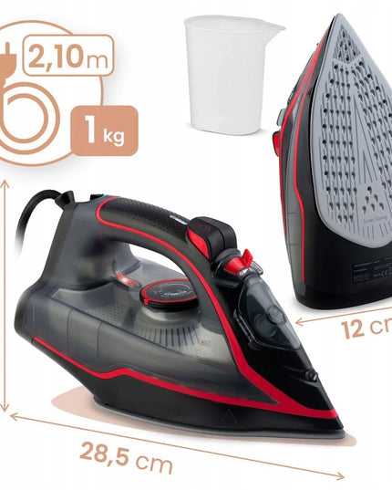 Berdsen BD-331 2600W garinis lygintuvas su keramine danga ir vertikalaus lyginimo funkcija