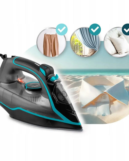 Berdsen BD-331 2600W keramikinis garinis lygintuvas su vertikalaus lyginimo funkcija