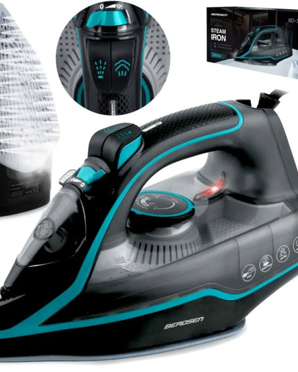 Berdsen BD-331 2600W keramikinis garinis lygintuvas su vertikalaus lyginimo funkcija