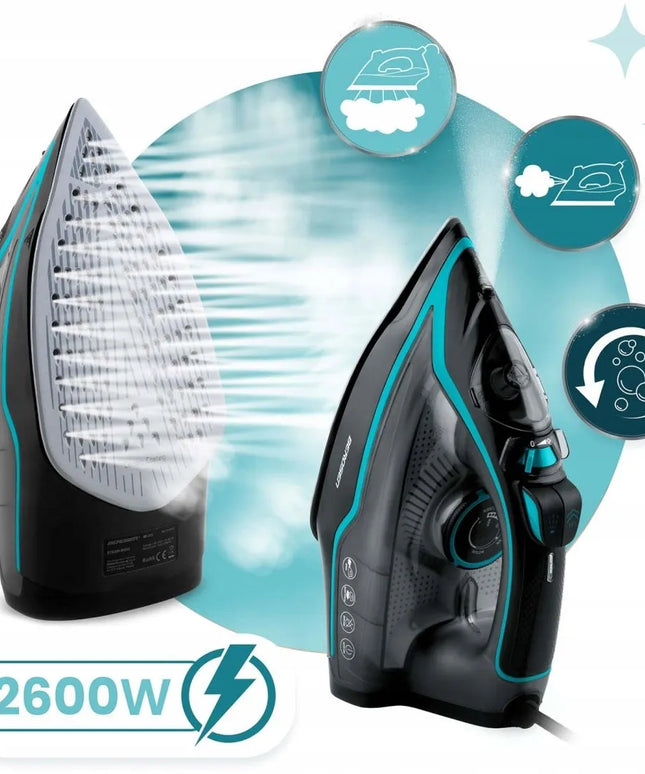 Berdsen BD-331 2600W keramikinis garinis lygintuvas su vertikalaus lyginimo funkcija