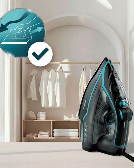 Berdsen BD-331 2600W keramikinis garinis lygintuvas su vertikalaus lyginimo funkcija