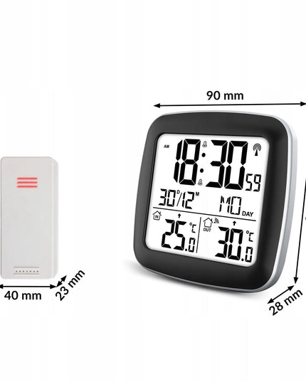 Berdsen BD-903 meteorologinė stotelė su ekranu, sidabrinė