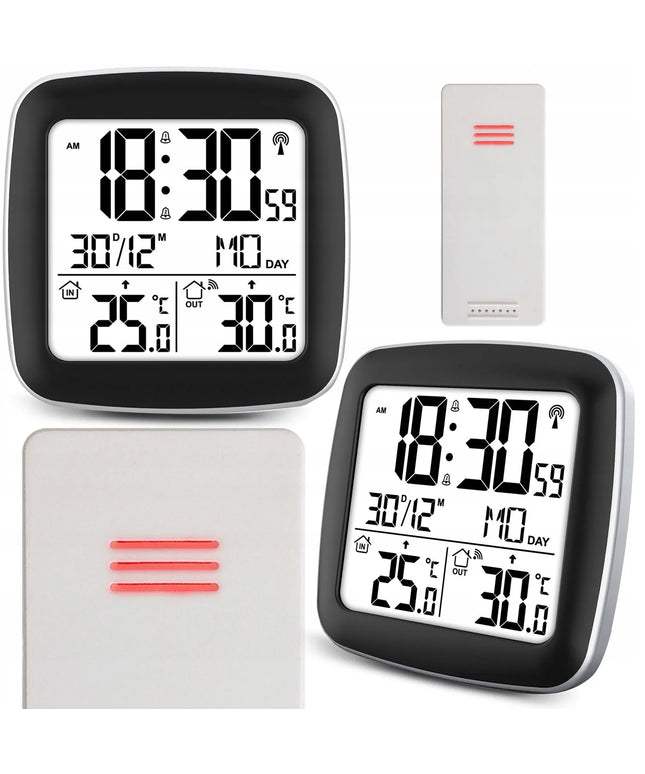 Berdsen BD-903 meteorologinė stotelė su ekranu, sidabrinė